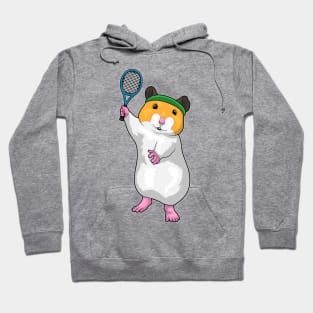 Hamster Tennis Tennis racket Hoodie